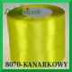Tasiemka satynowa 6mm kolor zielono żółty 8070