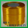 Tasiemka satynowa 6mm kolor ciepły żółty 8013
