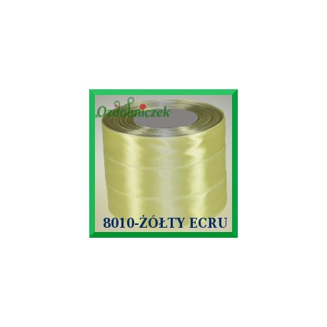 Tasiemka satynowa 12mm kolor jasny ecru 8010