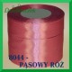 Tasiemka satynowa 25mm kolor pąsowy róż 8044