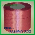 Wstążka tasiemka satynowa 25mm kolor pąsowy róż 8044