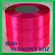 Tasiemka satynowa 25mm kolor neonowy róż 8040