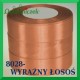 Tasiemka satynowa 25mm kolor wyraźny łosoś 8028