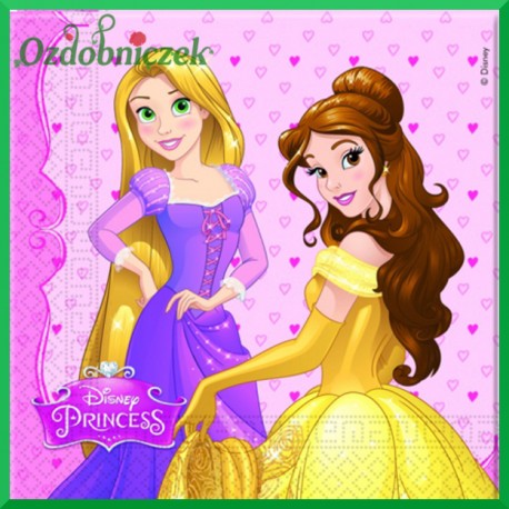 Serwetka do decoupage Roszpunka i Bella