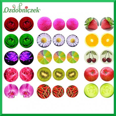 Papier do decoupage KLASYCZNY A4 - owoce i kwiaty D0274M