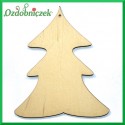 Zawieszka ze sklejki - choinka 10cm