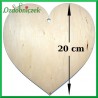 Zawieszka ze sklejki - serce duże 20cm