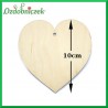 Zawieszka ze sklejki - serce średnie 10cm
