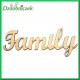 FAMILY - napis ze sklejki ozdobnej 