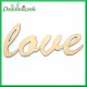 LOVE - napis ze sklejki ozdobnej 