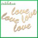 LOVE - napis ze sklejki ozdobnej 