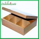 Herbaciarka drewniana - 6 przegródek