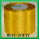 Tasiemka satynowa 38mm kolor żółty 8012