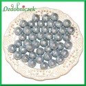 Kulki brokatowe SREBRNE 1,8cm/20G