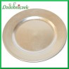 TALERZ SREBRNY dekoracyjny 1szt. 20cm