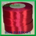 Wstążka tasiemka satynowa 38mm kolor bordowy 8058