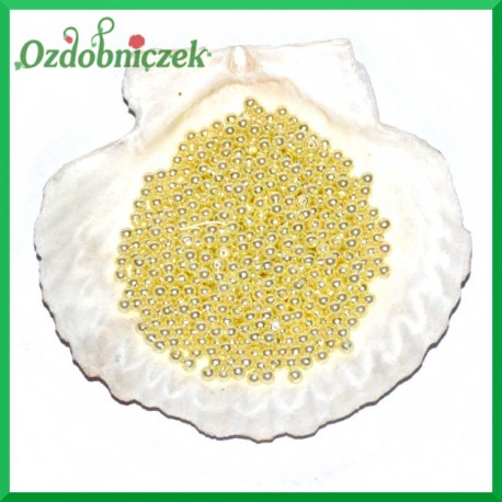 Perełki 4mm ecru perłowe