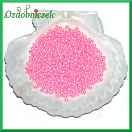Perełki 4mm różowe perłowe
