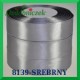 Tasiemka satynowa 38mm kolor srebrny 8139