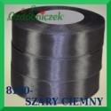 Wstążka tasiemka satynowa 38mm kolor ciemny szary 8140