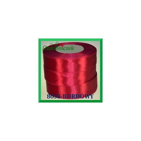 Tasiemka satynowa 50mm kolor bordo 8058