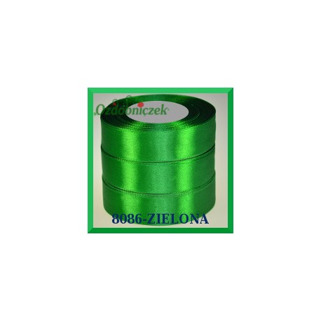 Tasiemka satynowa 50mm kolor zielony 8086