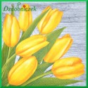 Serwetka do Decoupage żółte tulipany 1 szt.