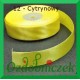 Tasiemka satynowa SZTYWNA 38mm/2mb kolor cytrynowy 12
