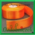 Wstążka tasiemka satynowa SZTYWNA 38mm/2mb kolor pomarańczowy 20