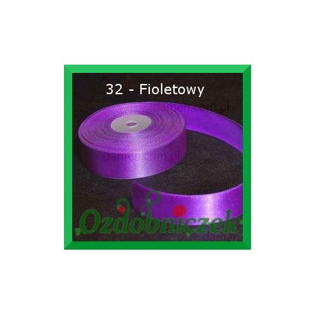 Tasiemka satynowa SZTYWNA 38mm/2mb kolor fioletowy 32