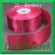 Tasiemka satynowa SZTYWNA 38mm/2mb kolor bordowy 33