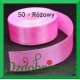 Tasiemka satynowa SZTYWNA 38mm/2mb kolor różowy 50