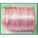 Wstążka tasiemka atłasowa 3mm 5m różowa