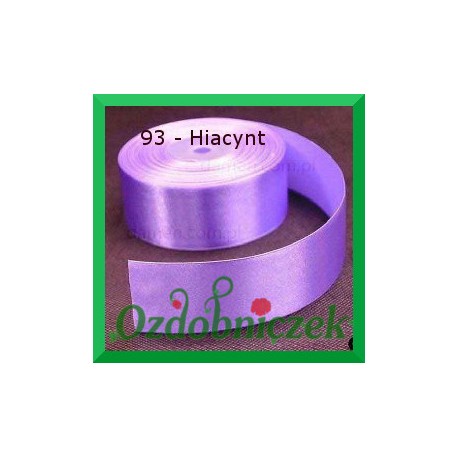 Tasiemka satynowa SZTYWNA 38mm/2mb kolor hiacynt 93