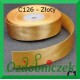 Tasiemka satynowa SZTYWNA 38mm/2mb kolor złoty C125