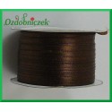 Wstążka tasiemka atłasowa 3mm brązowa