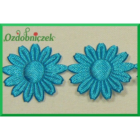 Aplikacje słoneczniki duże turkusowe