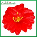 DALIA głowka kwiatowa 12CM CZERWONA