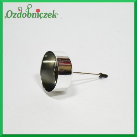 Srebrne podstawki pod świece TEALIGHT 4szt/42mm