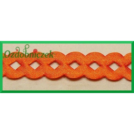 Aplikacje szlaczek z dziurką rude