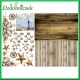 Papier do decoupage KLASYCZNY A4 D0153M - muszle rozgwiazdy latarnia