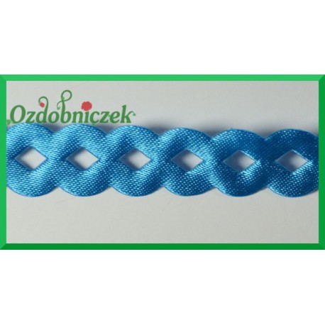 Aplikacje szlaczek z dziurką turkusowe