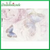 Papier do decoupage KLASYCZNY A4 D0484M - motylki na różach