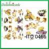 Papier do decoupage KLASYCZNY A4 D0466M - kurczaczki poduszki