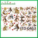 Papier do decoupage KLASYCZNY A4 D0463M - misie