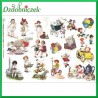 Papier do decoupage KLASYCZNY A4 D0401M - rysunkowe dzieci