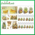 Papier do decoupage KLASYCZNY A4 D0386M - kaczuszki