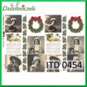 Papier do decoupage KLASYCZNY A4 D0454M - dziewczynki wianki