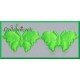 Aplikacje motylki  jasne zielone
