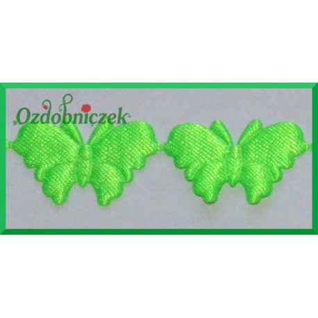 Aplikacje motylki  jasne zielone